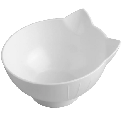 Double Cat Bowl With Raised Stand