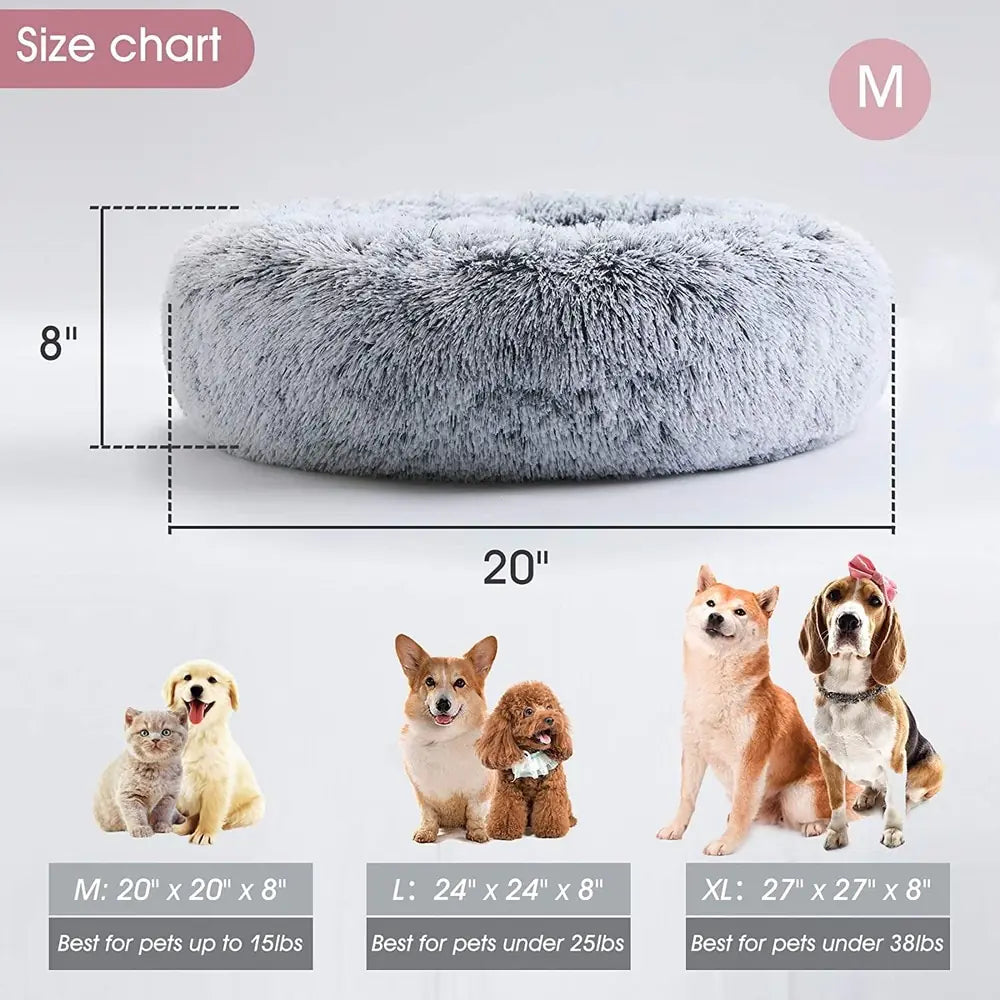 Calming Anti-Anxiety Bed For Pets