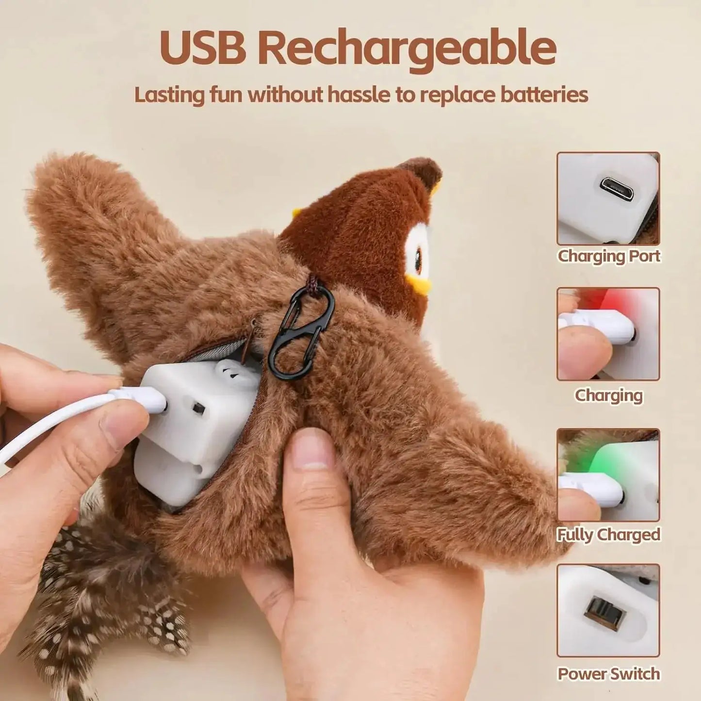 Interactive Cat Toys, Bird