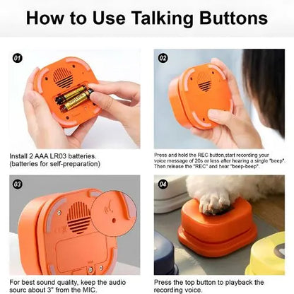 Trainable Pet Communication Toy